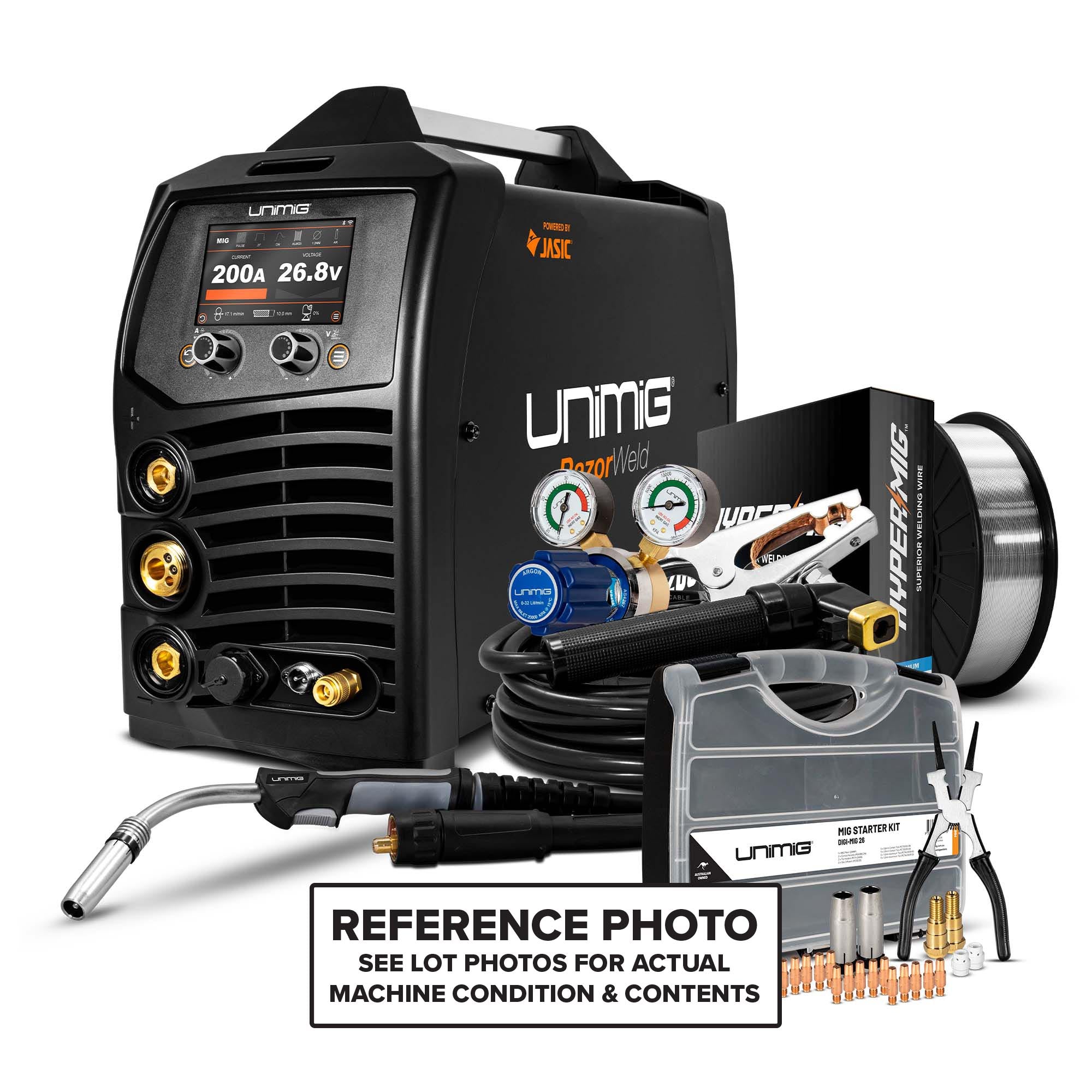 LOT A378 - RAZOR 200 PULSE WELDER – UNIMIG